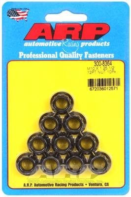 ARP - ARP M10 x 1.25 12pt nut kit 300-8364