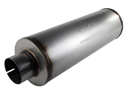 aFe Power (Advanced FLOW Engineering) - aFe MACHForce XP Exhausts Mufflers SS-409 EXH Muffler 4 ID In/Out 8 Dia