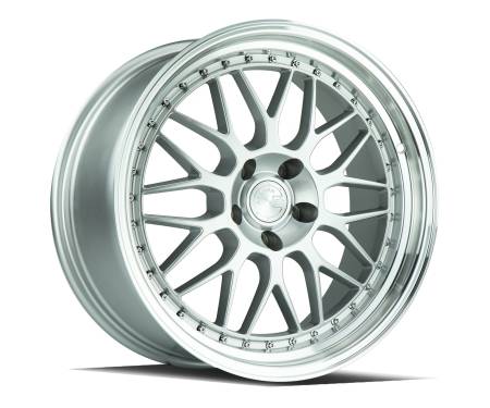 AodHan Wheels - Aodhan Wheels Rim AH02 18x9.5 5x100 73.1CB ET35 Silver w/ Machined Lip