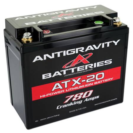 Antigravity Batteries - Antigravity Batteries XPS YTX20 Lithium Battery - Right Side Negative Terminal