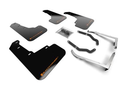 Rally Armor - Rally Armor 18-19 Subaru XV Crosstrek Lift/AT UR Black Mud Flap w/ Orange Logo