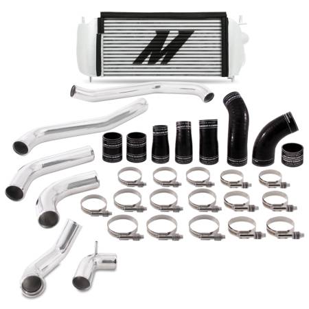 Mishimoto - Mishimoto 2017+ Ford F150 3.5L EcoBoost Performance Intercooler Kit - Silver Cooler Polished Pipes