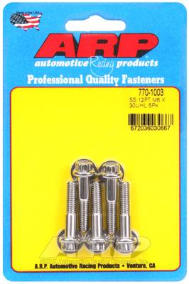 ARP - ARP M6 x 1.00 x 30 12pt SS bolts 770-1003