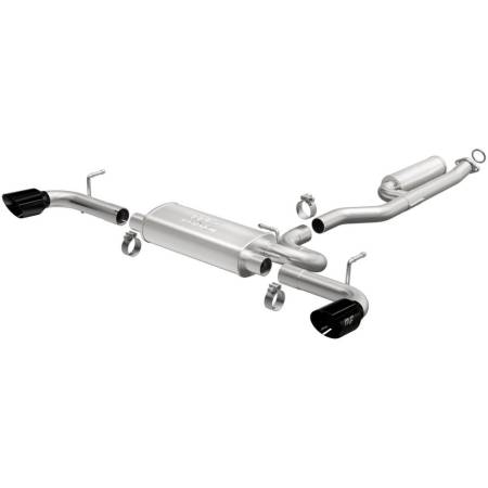 MagnaFlow Exhaust Products - MagnaFlow 19-21 Toyota RAV4 Street Series Cat-Back Performance Exhaust System- Dual Rear Exit- Black