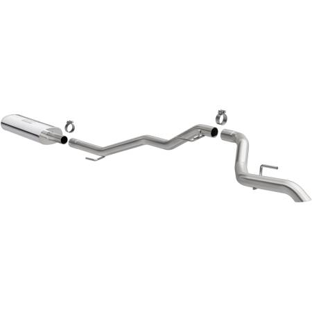 MagnaFlow Exhaust Products - MagnaFlow 2020 Jeep Gladiator 2.5in Rock Crawler Series Single Rear Exit SS Cat-Back Exhaust w/o Tip
