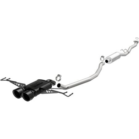 MagnaFlow Exhaust Products - MagnaFlow 2017 Honda Civic L4 1.5L Street Series Cat-Back Exhaust w/ Black Tips