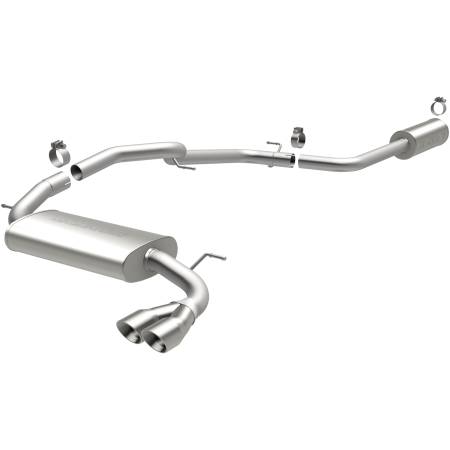 MagnaFlow Exhaust Products - MagnaFlow 12 Ford Focus L4 2.0L HB Single Straight P/S Rear Exit Stainless Cat Back Perf Exhaust