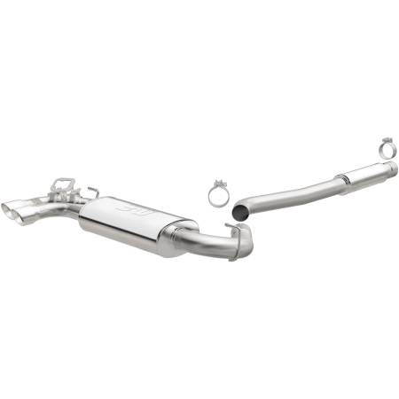 MagnaFlow Exhaust Products - MagnaFlow Cat-Back SS 2.5/3in Dual Straight DS Rear Ext 3in Tip 12-15 BMW 328i /428i 2.0L Coupe Sedan