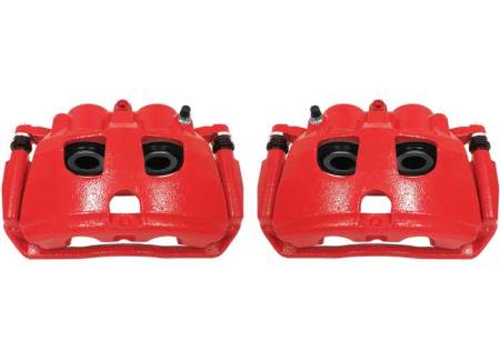Power Stop - PowerStop 09-10 Dodge Ram 2500 Rear Red Calipers w/Brackets - Pair