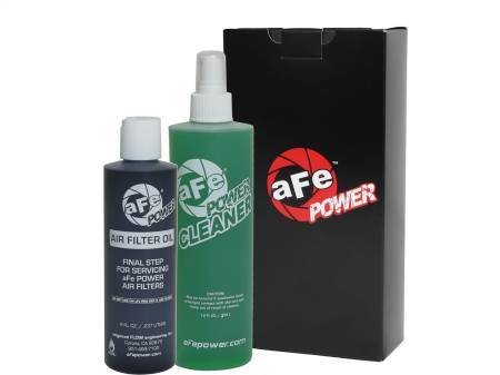 aFe Power (Advanced FLOW Engineering) - aFe Air Filter Restore Kit (8oz Squeeze Oil & 12oz Spray Cleaner) - Black
