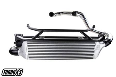 Turbo XS - Turbo XS FMIC for 15-16 Subaru WRX - Polished Pipes
