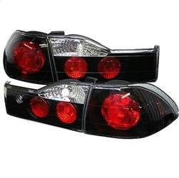 Spyder Auto - Spyder Honda Accord 01-02 4Dr Euro Style Tail Lights Black ALT-YD-HA01-4D-BK