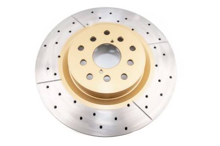DBA (Disc Brakes Australia) - DBA 05-08 Legacy GT Front Drilled & Slotted Street Series Rotor