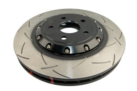 DBA (Disc Brakes Australia) - DBA 11-15 Jeep Grand Cherokee Front T3 5000 Series Slotted Rotor w/ Black Hat 380mm