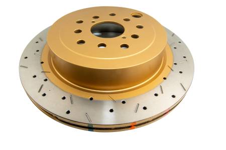 DBA (Disc Brakes Australia) - DBA 08-10 STi/2017 BRZ w/Perf. Pkg. Dual-Drilled Rear Drilled & Slotted 4000 Series Rotor