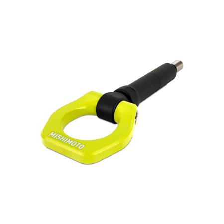 Mishimoto - Mishimoto 02-07 Subaru WRX/STI Neon Yellow Racing Front Tow Hook