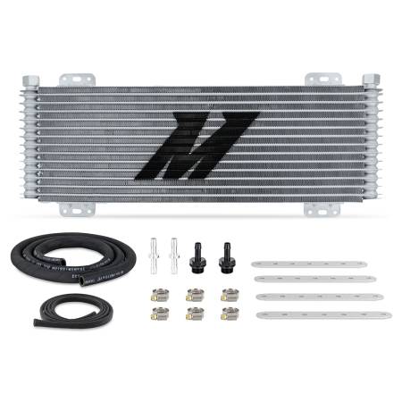 Mishimoto - Mishimoto 13-Row Stacked Plate Transmission Cooler - Silver