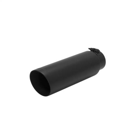 Flowmaster - Flowmaster Universal Exhaust Tip - 3.00 In. Black Angle Cut (Clamp On)