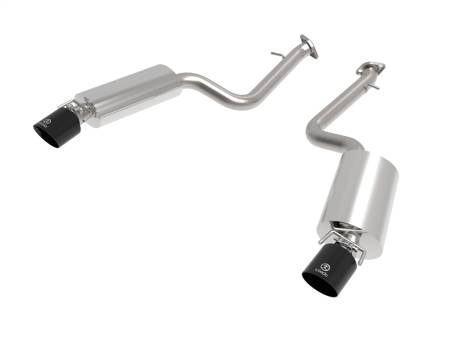 aFe Power (Advanced FLOW Engineering) - aFe Takeda 14-22 Lexus IS350 V6 2.5in. 304 Stainless Steel Axle-Back Exhaust System w/ Black Tip