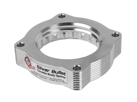 aFe Power (Advanced FLOW Engineering) - aFe Silver Bullet Throttle Body Spacer N62 Only BMW (E53) 04-09 5series (E60) 04-09 6series (E63/64)