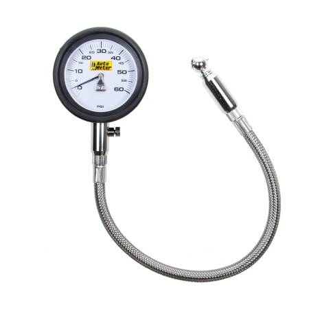 AutoMeter - AutoMeter NASCAR Performance 60PSI Lo-Pressure Tire Pressure Gauge