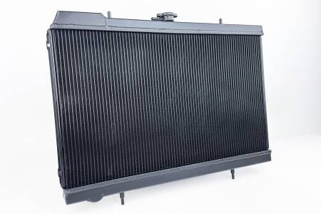 CSF Radiators - CSF 89-94 Nissan GT-R / GTS / GTE / GXi R32 High-Performance All-Aluminum Radiator - Black