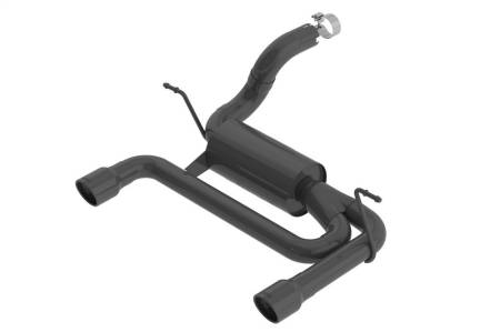 Borla - Borla 2018 Jeep Wrangler JL/JLU 3.6L 2DR/4DR S-Type SS Axle Back Black Coated Exhaust w/3.5in Tips