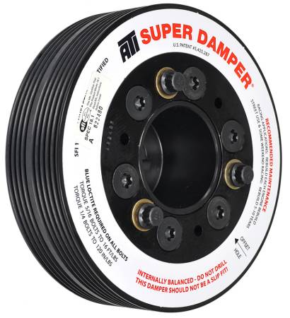 ATI Performance Products - ATI Damper - 5.50in - Alum - 4 & 5 Grv - Subaru WRX EJ20 22 25 Engine 1Pc