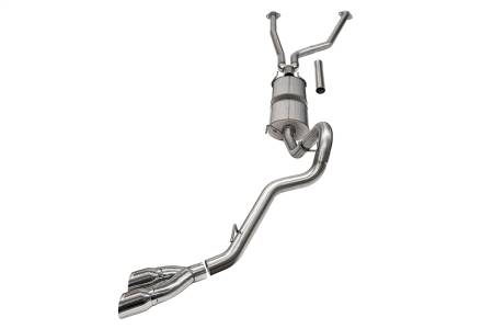 CORSA Performance - Corsa 22-25 Toyota Tundra 4WD 3in Sport Cat-Back Side Exit Exhaust System w/ Twin 4in Polished Tips
