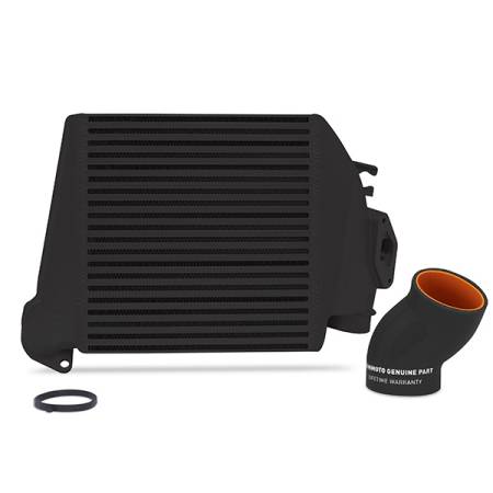 Mishimoto - Mishimoto 08-14 Subaru WRX Top-Mount Intercooler Kit - Powder Coated Black & Black Hoses