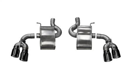 CORSA Performance - Corsa 2017-2024 Chevrolet Camaro SS 6.2L V8 2.75in Black Xtreme Axle-Back Exhaust