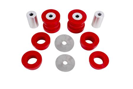 BMR Suspension - BMR 15-17 S550 Mustang Rear Cradle Bushing Kit (Polyurethane) - Red