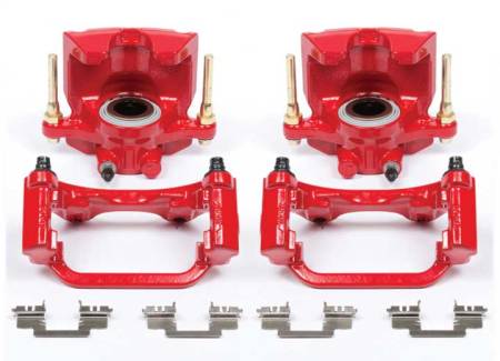 Power Stop - PowerStop 07-16 Cadillac Escalade Rear Red Calipers w/Brackets - Pair