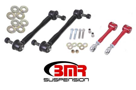 BMR Suspension - BMR 16-17 6th Gen Camaro Front and Rear Sway Bar End Link Kit - Red