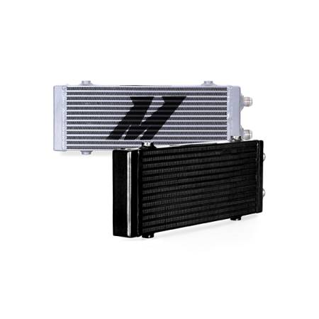 Mishimoto - Mishimoto Universal Medium Bar and Plate Dual Pass Black Oil Cooler
