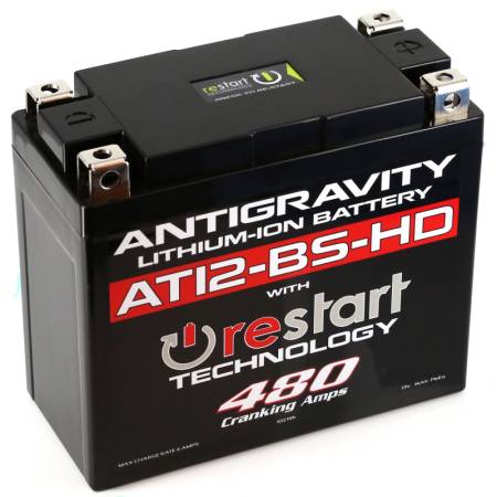 Antigravity Batteries - Antigravity Batteries YT12-BS High Power Lithium Battery w/Re-Start