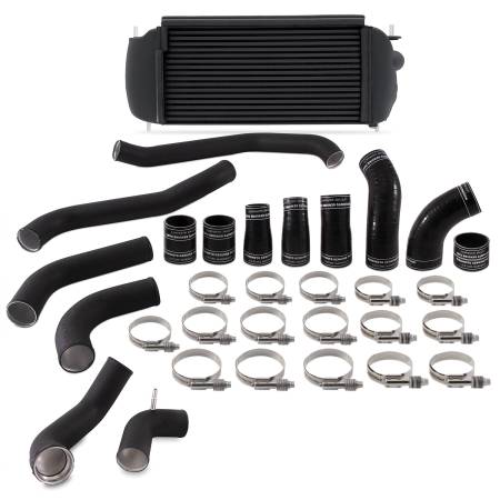 Mishimoto - Mishimoto 2017+ Ford F150 3.5L EcoBoost Performance Intercooler Kit - Black Cooler Black Pipes