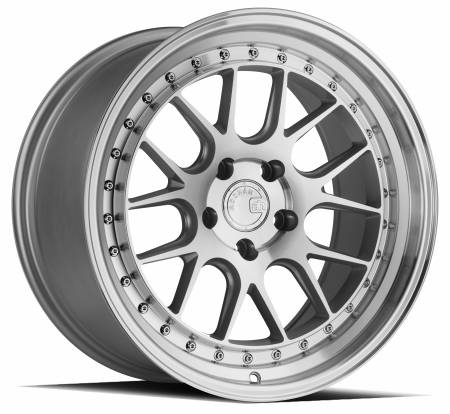 AodHan Wheels - Aodhan Wheels Rim DS06 18x9.5 5x114.3 73.1CB ET30 Silver w/Machined Face
