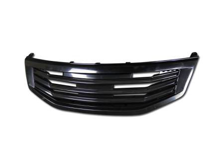 Armordillo - Armordillo 2011-2012 Honda Accord Sedan Horizontal Grille Gloss Black