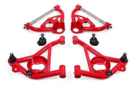 BMR Suspension - BMR 78-87 G-Body Upper And Lower A-Arm Kit - Red