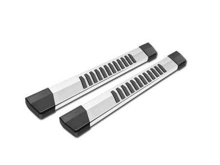 I3 Enterprise - I3 2015-2017 Ford F-150 / 2017-Up Super Duty F-250/F-350/F-450 - Regular Cab - Rocker Panel Mount - 6" Oem Style - Aluminium Running Board - Silver