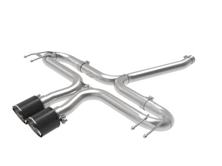 aFe Power (Advanced FLOW Engineering) - aFe Takeda 2-1/2in 304 SS Axle-Back Exhaust w/Carbon Tips 17-20 Honda Civic Sport L4-1.5L (t)