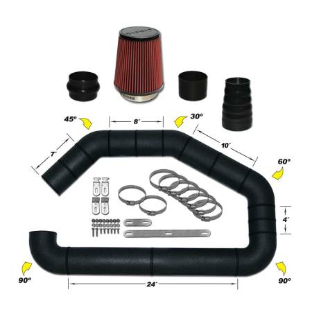 Airaid - Airaid U-Build-It - Universal 3.5in Master Kit I w/700-452 (6in) Filter