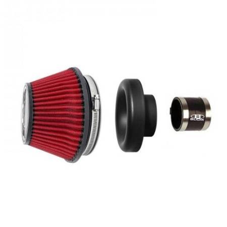BLOX Racing - BLOX Racing Shorty Performance 5in Air Filter w/2.5in Velocity Stack and Coupler Kit
