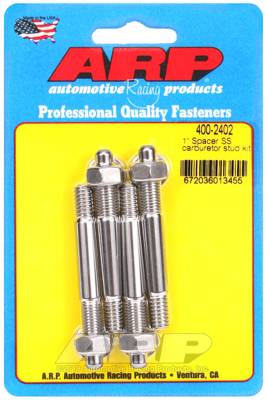 ARP - ARP 1" Spacer SS carburetor stud kit 400-2402