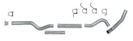 Diamond Eye Performance - Diamond Eye Exhaust System Kit, 2001-2005 Chevy/Gmc 6.6L Duramax 2500/3500 (All Cab And Bed Lenghts)-4In. Alumin