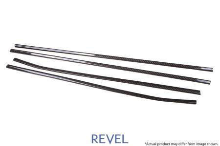 Revel USA (Tanabe) - Revel GT Dry Carbon Window Outer Trim (FL, FR, RL, RR) 2015-2018 Subaru WRX / STI *4 PCS