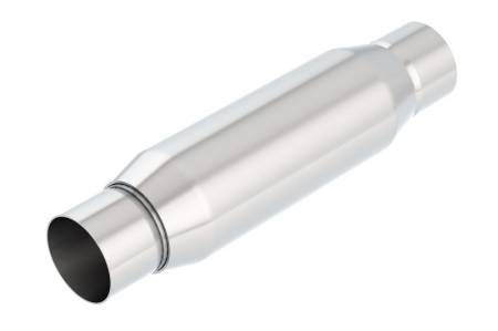 Borla - Borla CrateMuffler Resonator Option 2.25in Center/Center 3.5in Round x 10in