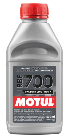 Motul - Motul 1/2L Brake Fluid RBF 700 - Racing DOT 4 - Case of 12