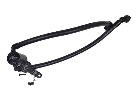 J&L Oil Separator Co - J&L 2020-2022 Ford Explorer 3.0L EcoBoost Oil Separator 3.0 Passenger Side - Black Anodized